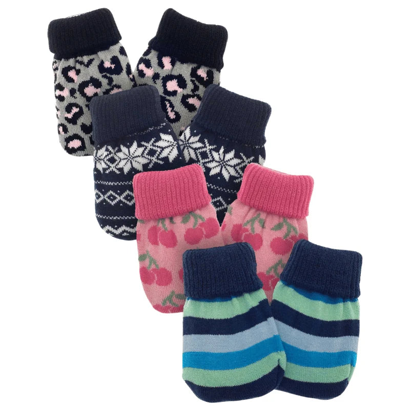 Re-usable mini hand warmers with knitted cover 2 pack