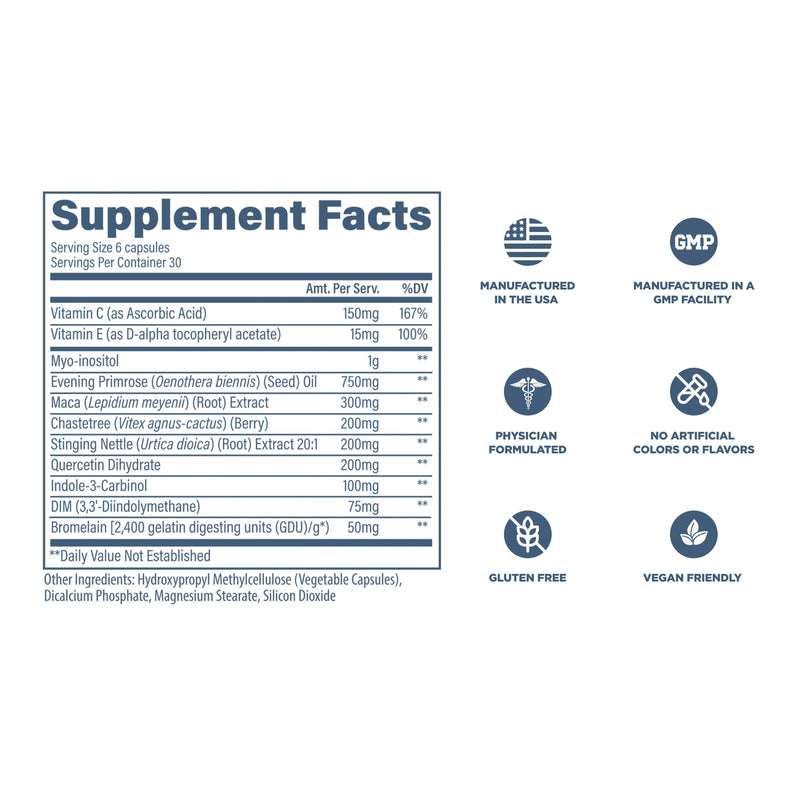 Revive MD Hormone Balance for Women – Hormone Support Supplement (180 Capsules)