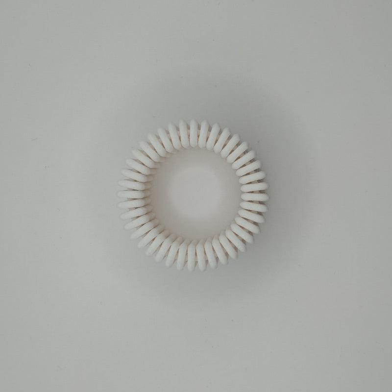 Modern Ribbed Tealight Holder - Elegant Accent for LED Tealights