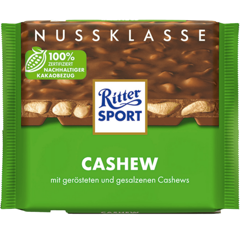 Ritter Sport | Cashew Milk Chocolate Bar | 100g - InStock