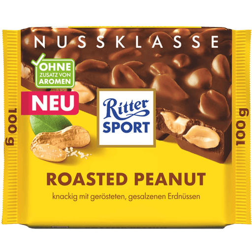 Ritter Sport | Roasted Peanut Milk Chocolate Bar | 100g - InStock