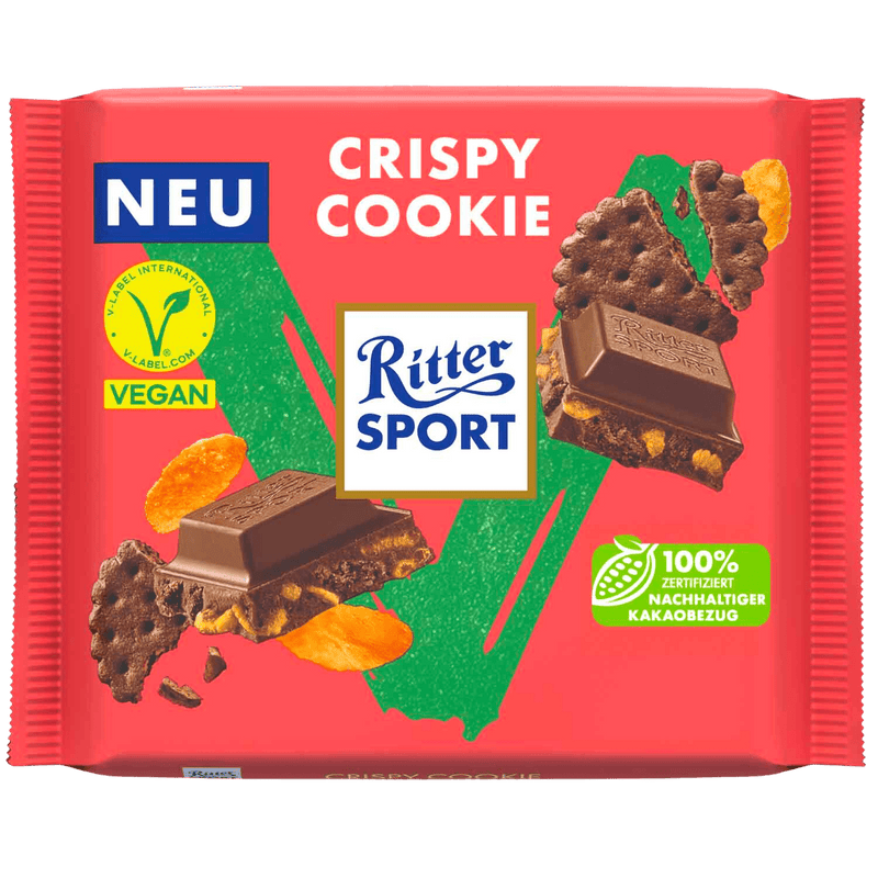 Ritter Sport Vegan Crispy Cookie | 100g - InStock