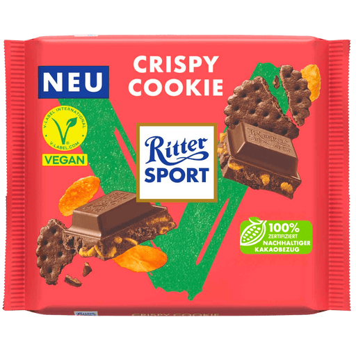 Ritter Sport Vegan Crispy Cookie | 100g - InStock