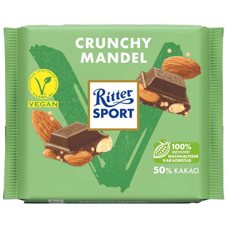Ritter Sport Vegan Crunchy Almond 100g - InStock