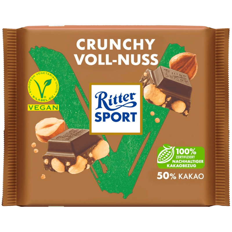 Ritter Sport Vegan Crunchy Hazelnut | 100g - InStock