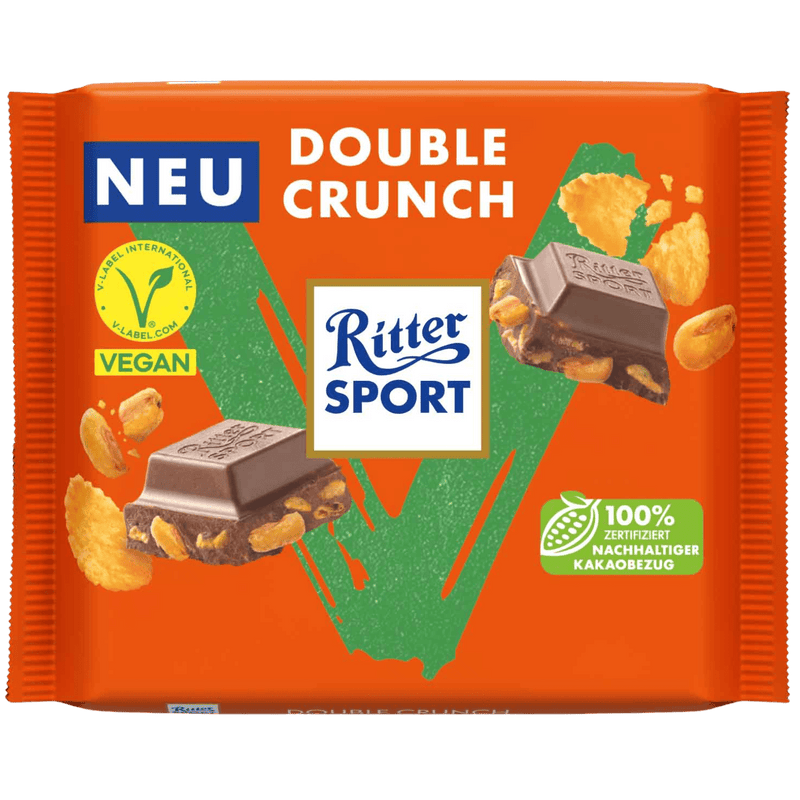 Ritter Sport | Vegan Double Crunch Bar | 100g - InStock