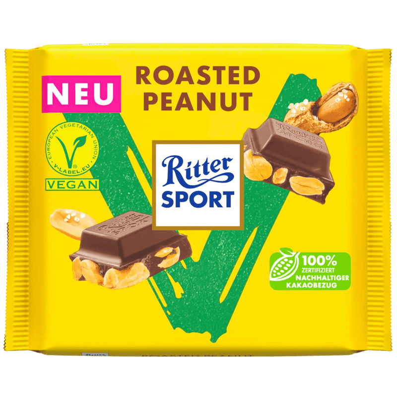 Ritter Sport Vegan Roasted Peanuts | 100g - InStock