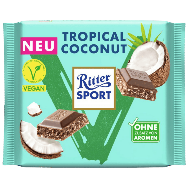 Ritter Sport Vegan Tropical Coconut | 100g - InStock