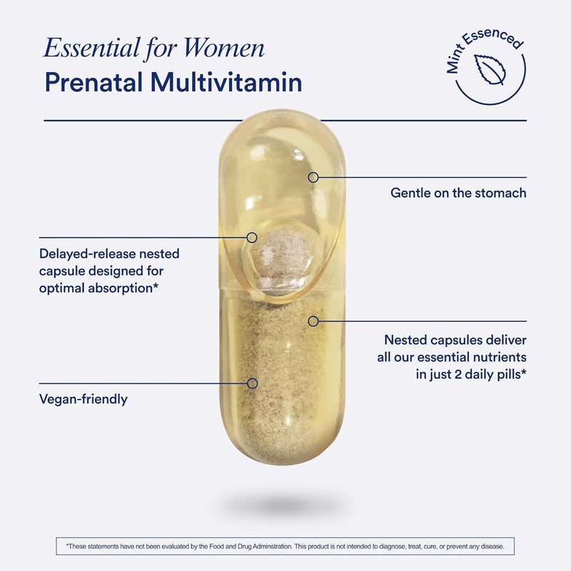 Ritual Essential Women Prenatal Multivitamin – Vegan, Non-GMO