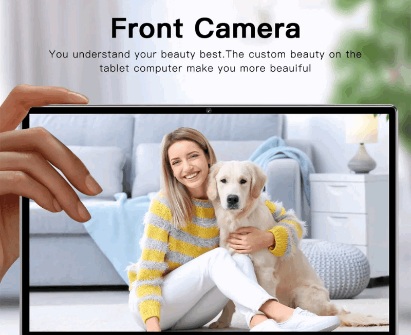 Android 14 Tablet Bundle – 10.1 IPS Display, 8GB RAM + 64GB Storage, 5G WiFi