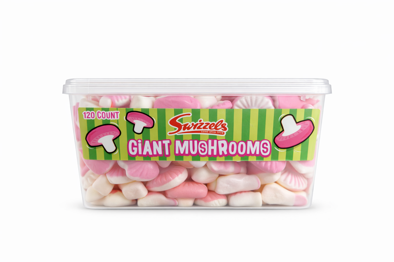 Swizzels Giant Mushrooms – 120 Count Tub
