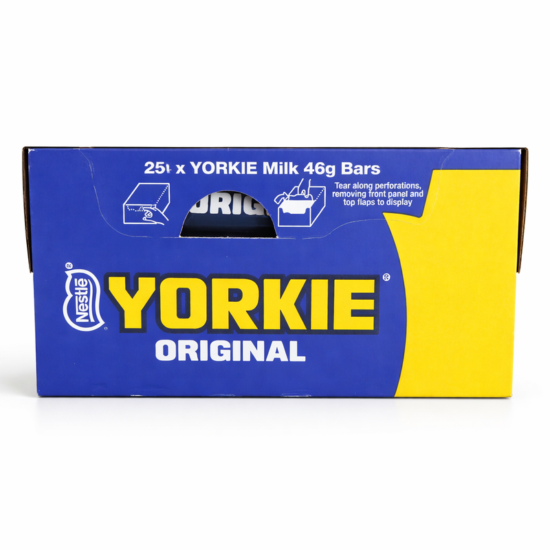 Yorkie Original Milk Chocolate Bars | Bulk Box of 24 x 46g