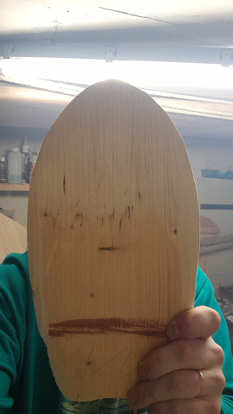 The Glide - handcrafted handplane designed for bodysurfers