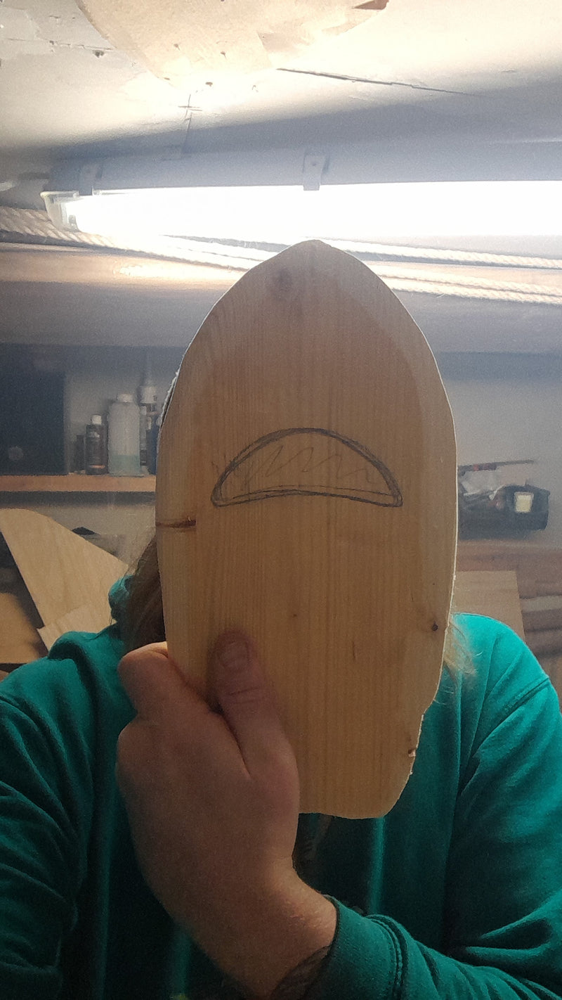 The Glide - handcrafted handplane designed for bodysurfers