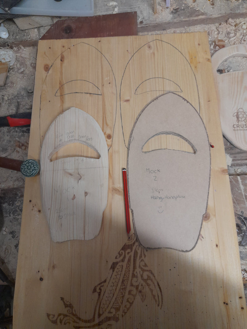 The Glide - handcrafted handplane designed for bodysurfers