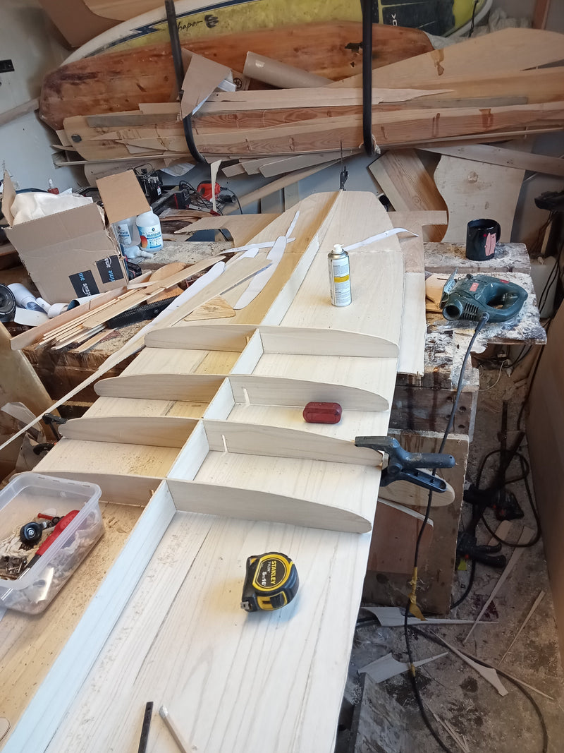9ft 4 Log Flume Longboard Paulownia