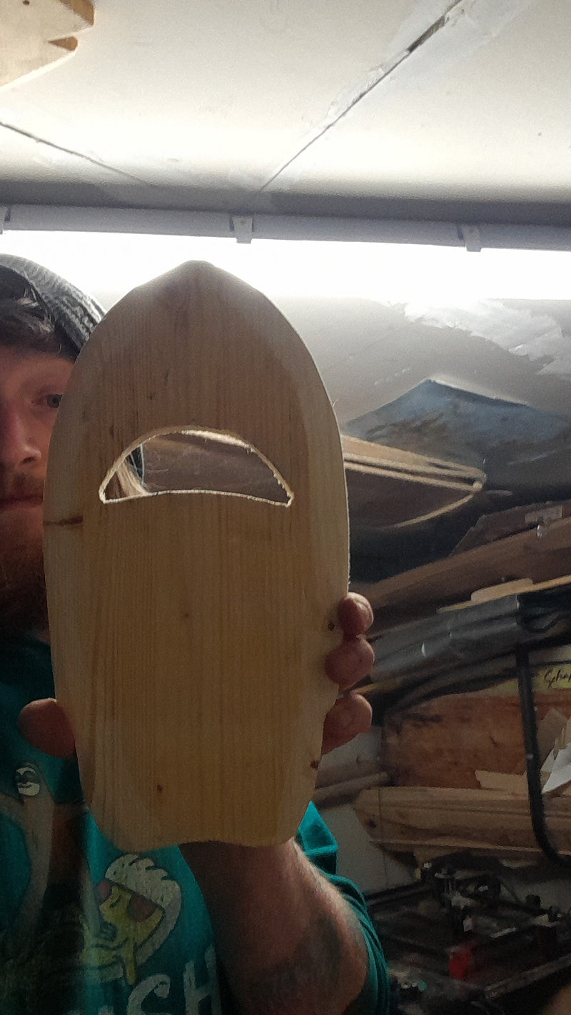 The Glide - handcrafted handplane designed for bodysurfers