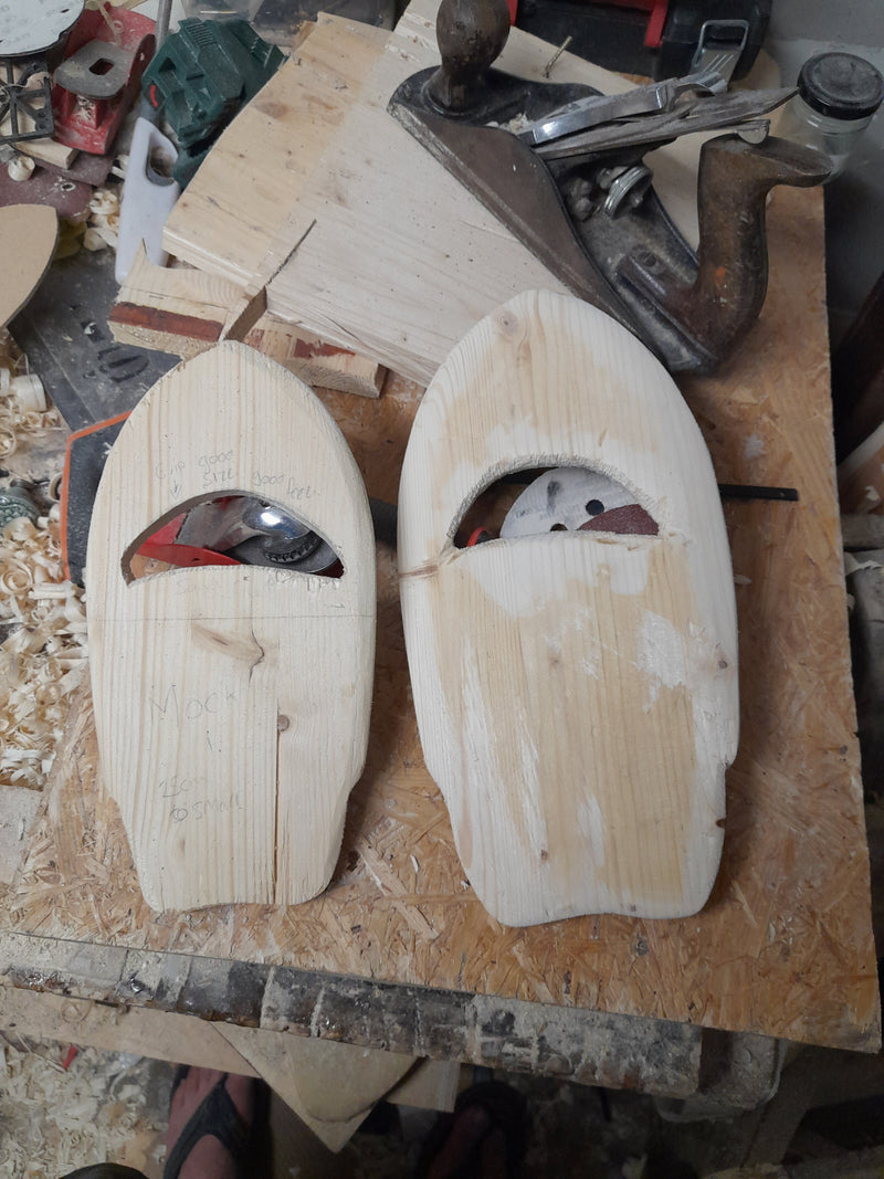 The Glide - handcrafted handplane designed for bodysurfers