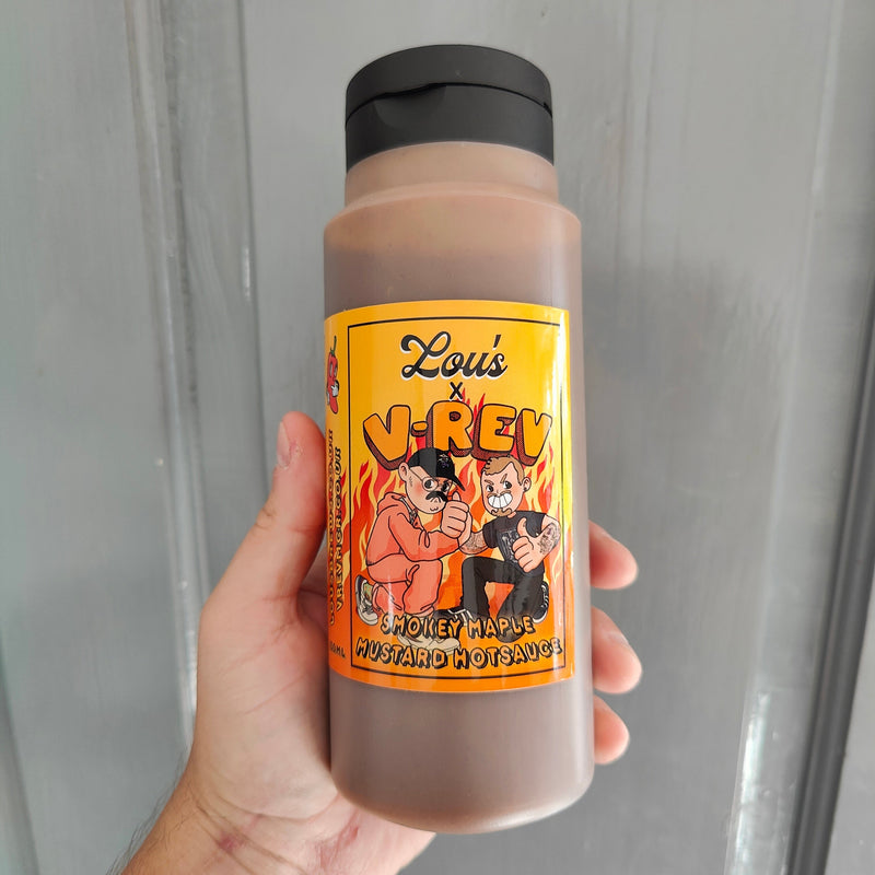 Lou's x V-Rev: Smoky Maple Mustard Hotsauce