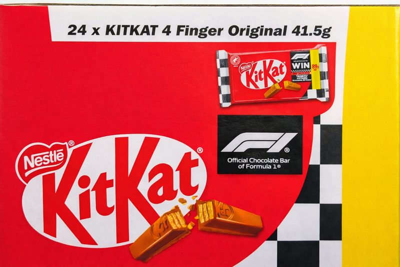 KitKat 4 Finger Original Chocolate Bars – Box of 24 x 41.5g ex