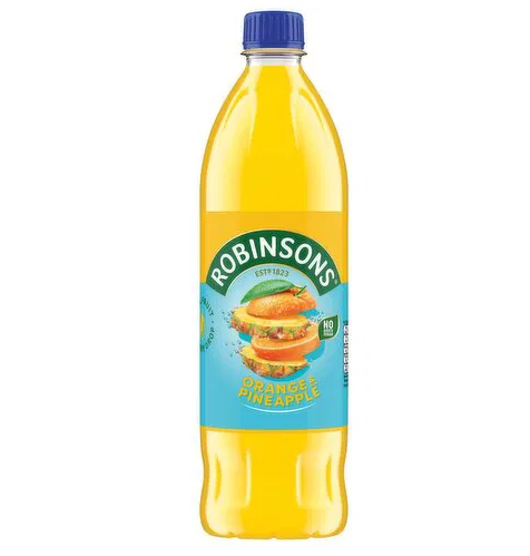 6 x Robinsons Orange & Pineapple 1L Sugar Free