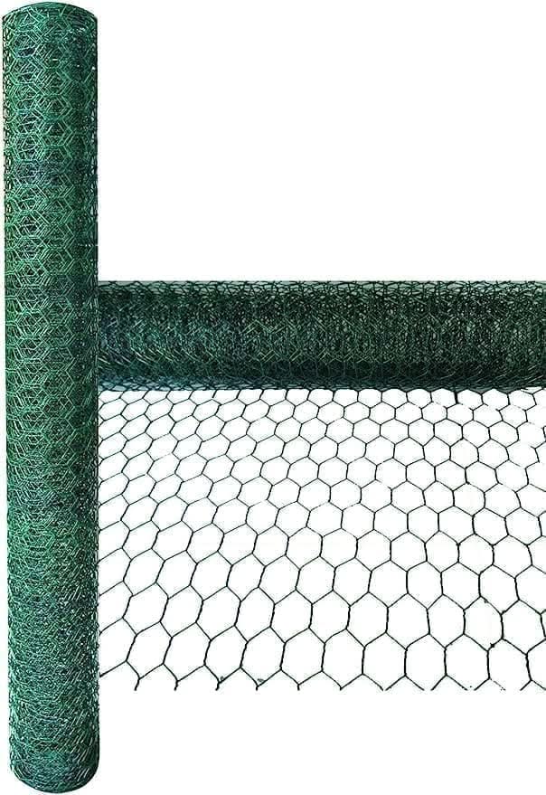 PVC Coated Galvanized Wire Netting with 25mm Mesh