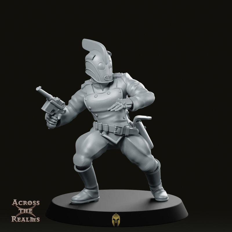 Rocketeer Jetpack Trooper Dynamic Sci‑Fi Miniature