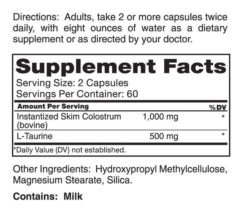 Roex Mother's Colostrum Capsule, 120 Count – Immune Support & Gut Health
