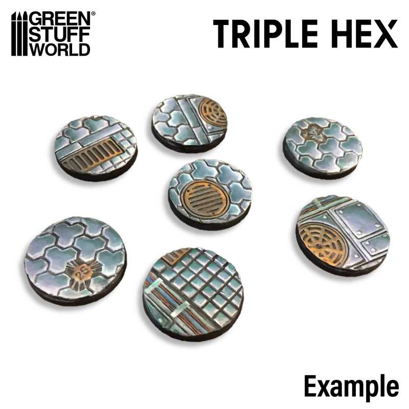 Green Stuff World Rolling Pin TripleHex