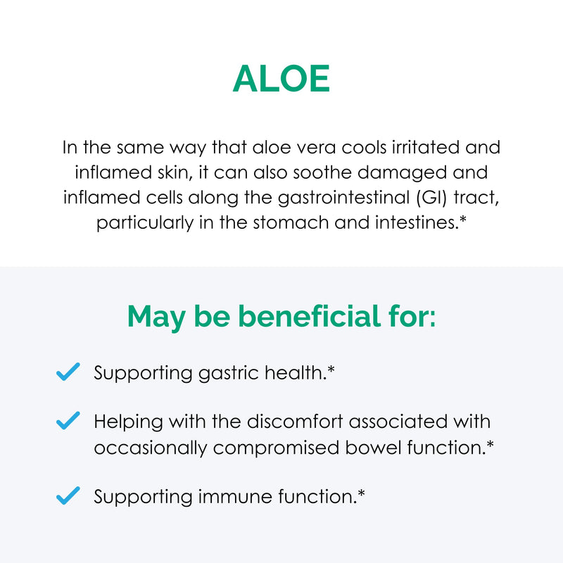 Rootcology Aloe Vera for GI Support by Dr. Izabella Wentz | 200:1 Whole Aloe Leaf Capsules - 60 Vegetarian Capsules