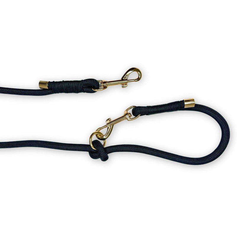 PupClub Dog 6ft Rope Lead - Black