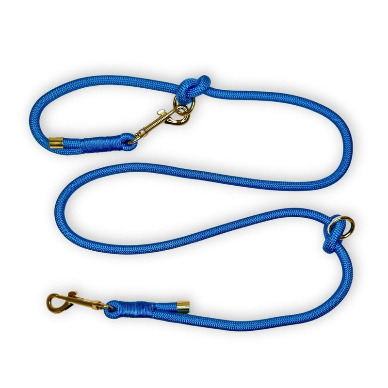 PupClub Dog 5ft Rope Lead - Blue