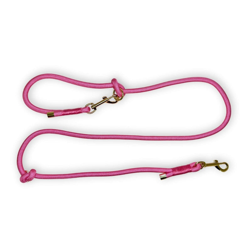 PupClub Dog 5ft Rope Lead - Pink