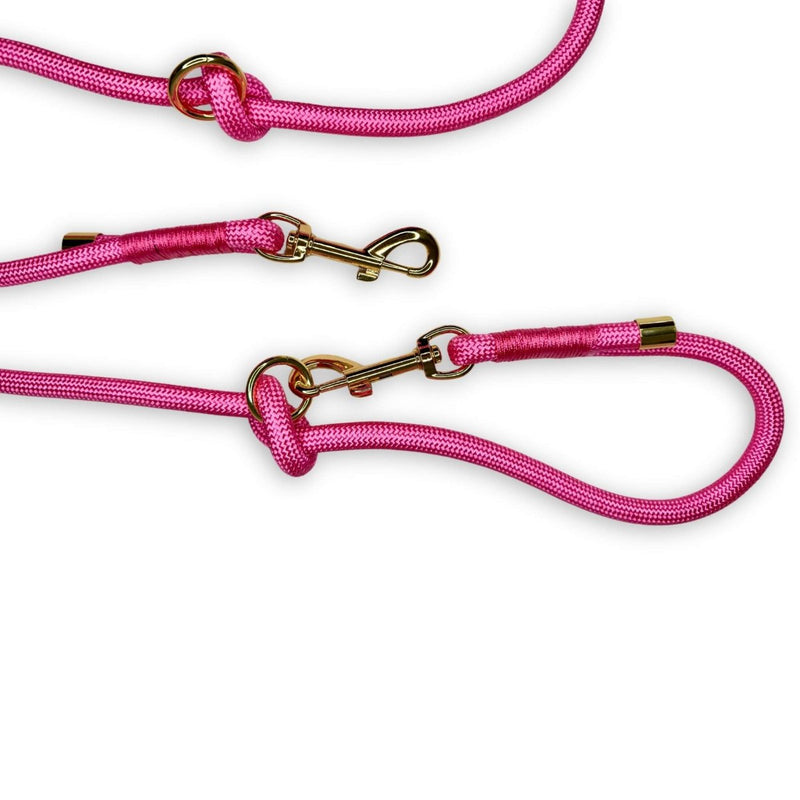 PupClub Dog 5ft Rope Lead - Pink