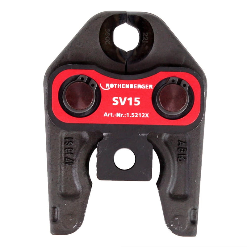 Rothenberger 015212X Standard Press Jaw - SV15 - ROMAX 4000 Press Jaw SV - 15MM