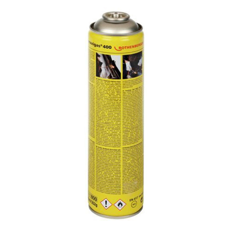 Rothenberger Maxigas 400 Gas cylinder -acetylene / LPG mix - Singles Pack - Maxigas Refill - 35570