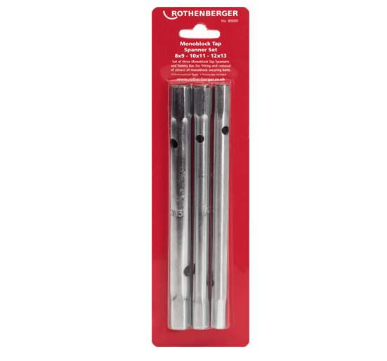 Rothenberger Monoblock Tap Spanner Set 8.0000 - Set of 3