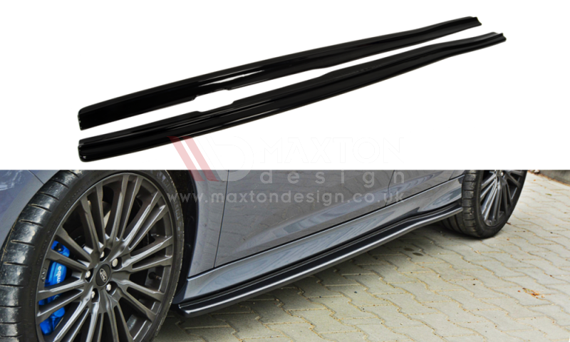 Maxton Design - SIDE SKIRTS DIFFUSERS FORD FOCUS MK3 RS, MK 3.5 ST, MK 3 ST