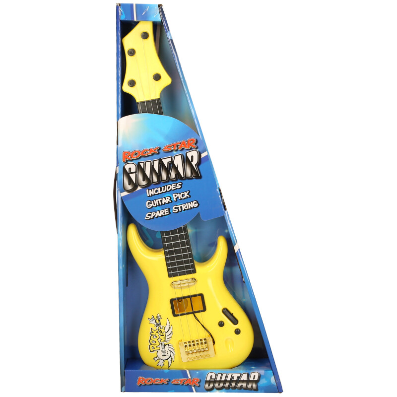 Kids Rock Guitar Toy – 4-String Musical Instrument (3 Assorted Colours) | Ages 3+