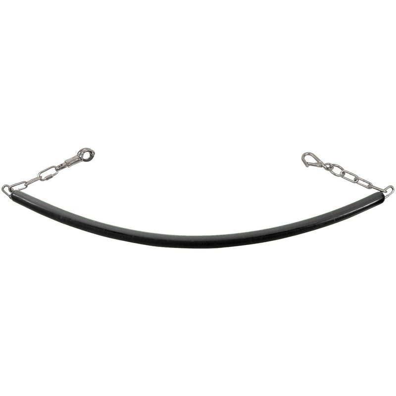 Rubber Stall Chain with Clips Black
