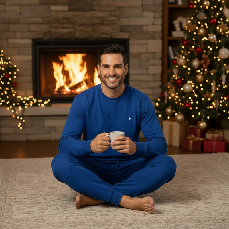 Men's Premium Brushed Fabric Loungewear Set Elevate Your Comfort