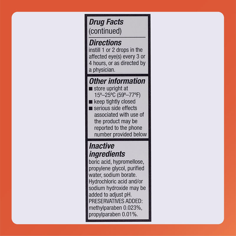 Rugby Laboratories Sodium Chloride 5% Hypertonic Ophthalmic Eye Solution - Alcohol-Free 0.5 fl oz (3-Pack)