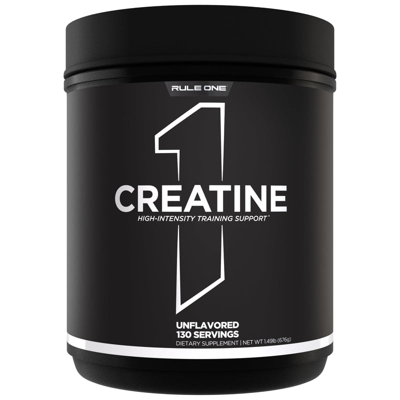 Rule 1 Creatine Powder – Micronized Creatine Monohydrate (130 Servings, Unflavored)