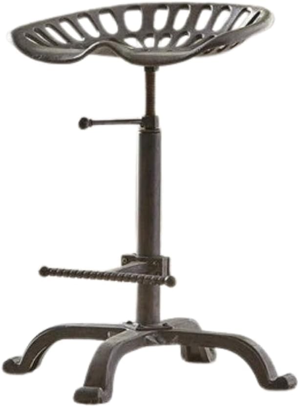 Cast Iron Brown Bar Stool – Rustic Industrial Kitchen & Bar Seating
