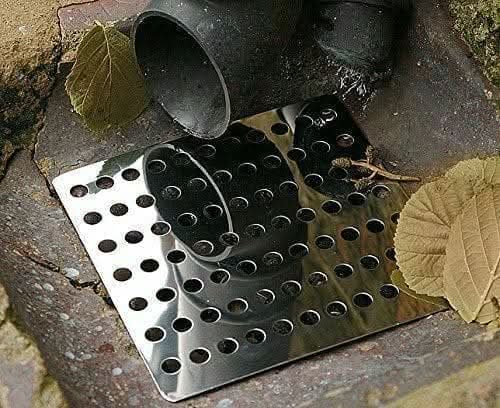 Rustproof Stainless Steel Swirl Drain Guard Cover 15cm