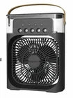 Portable Air Cooler Fan with Humidifier, USB Powered, 3-Speed Control, LED Display