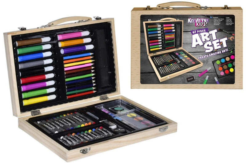 67pc Kids Arts and Crafts Set