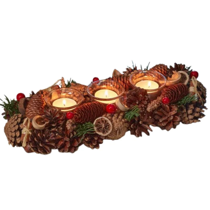 Christmas Candle Holder Decoration