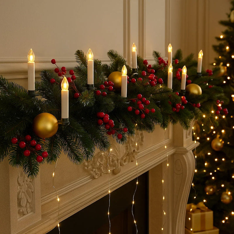 50 pack of Christmas Candle String Lights