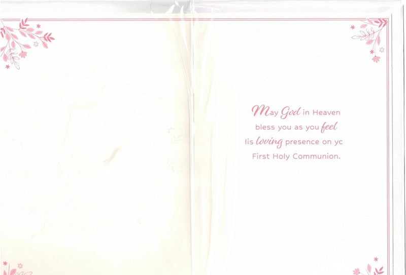 to a  very  special  daughter  on her first holy commumion  card